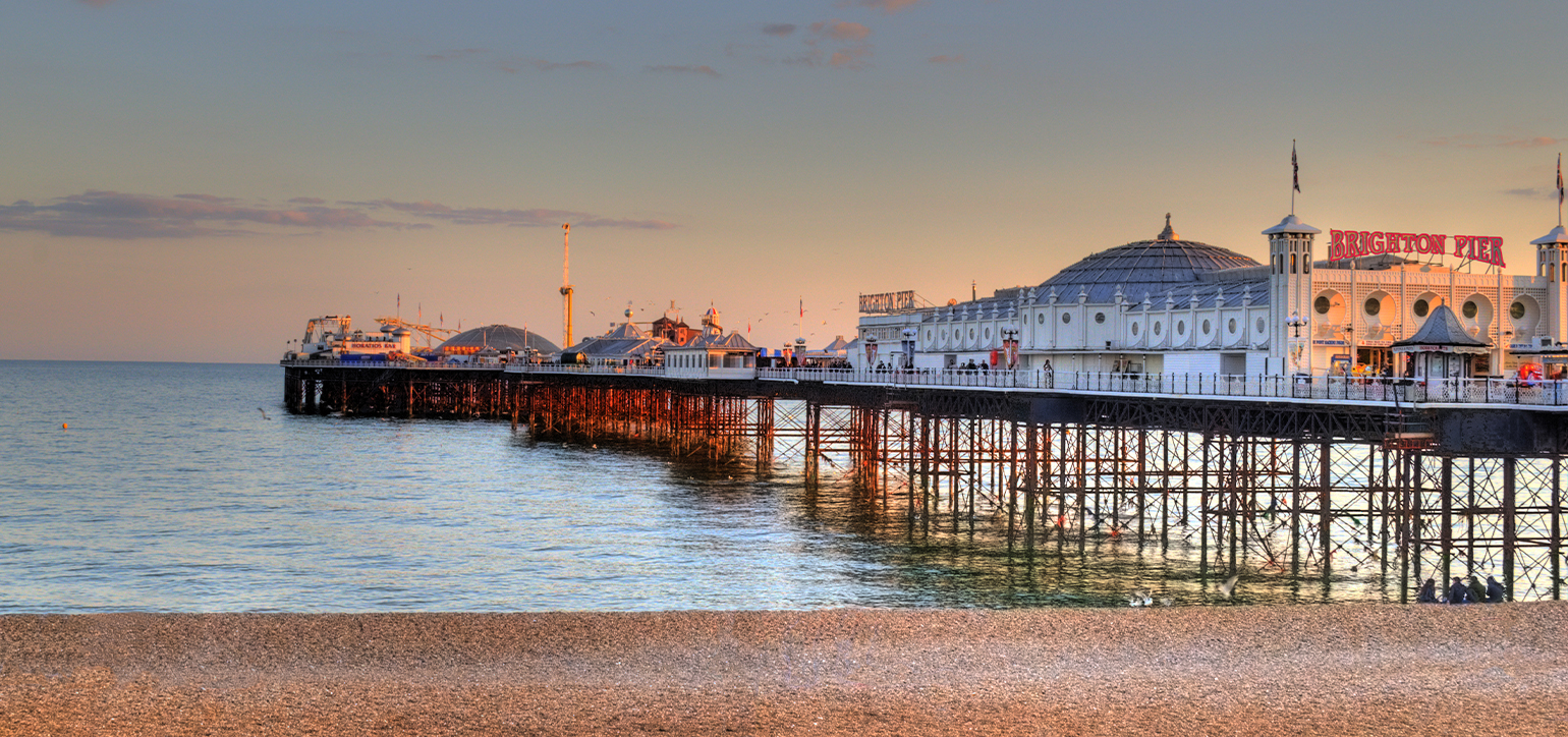 Brighton seaside with the pier