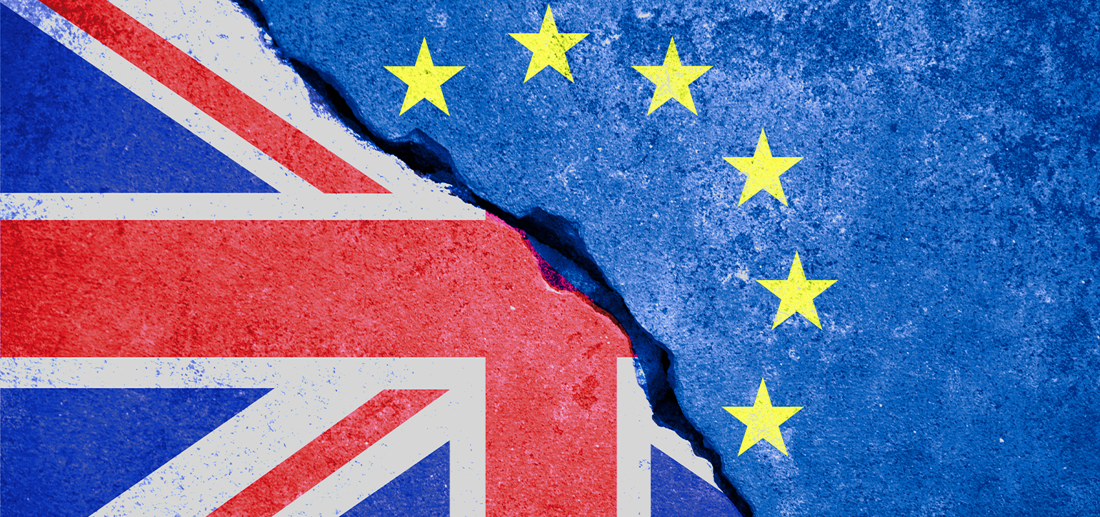 UK and EU flags